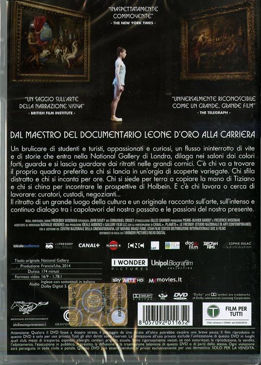 National Gallery di Frederick Wiseman - DVD - 2