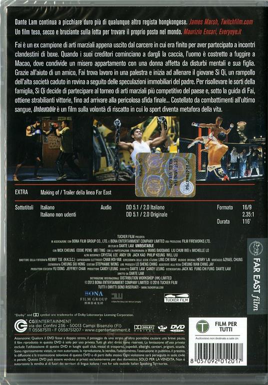 Unbeatable di Dante Lam - DVD - 2