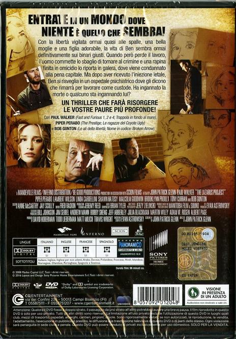 Lazarus Project. Un piano misterioso di John Glenn - DVD - 2