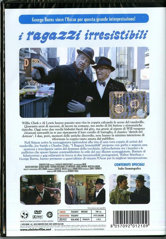 I ragazzi irresistibili di Herbert Ross - DVD - 2