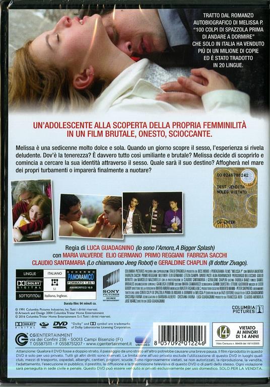 Melissa P. di Luca Guadagnino - DVD - 2