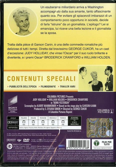 Nata ieri di George Cukor - DVD - 2
