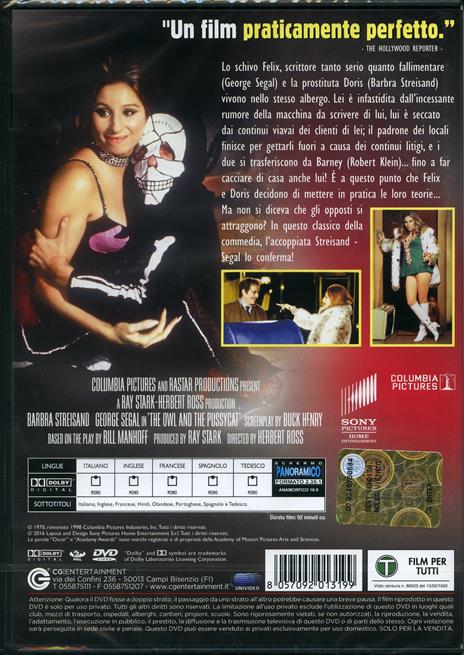 Il gufo e la gattina di Herbert Ross - DVD - 2