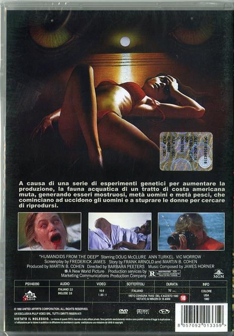 Monster. Esseri ignoti dai profondi abissi di Barbara Peeters - DVD - 2