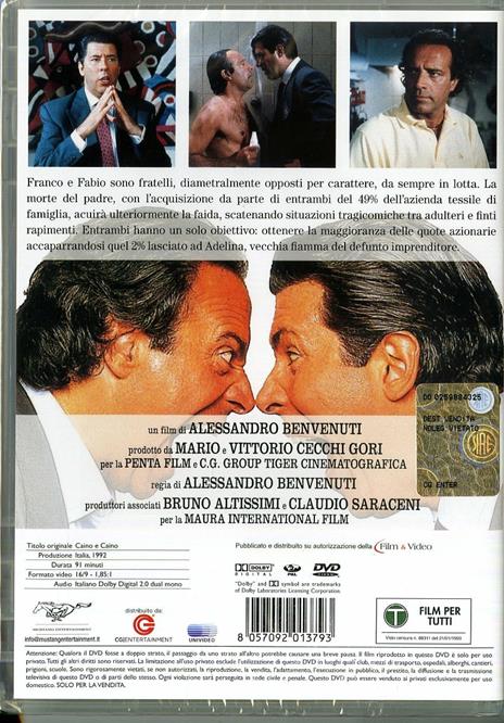 Caino e Caino di Alessandro Benvenuti - DVD - 2