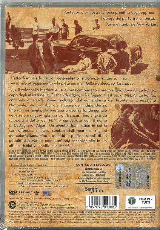 La battaglia di Algeri (DVD) di Gillo Pontecorvo - DVD - 7