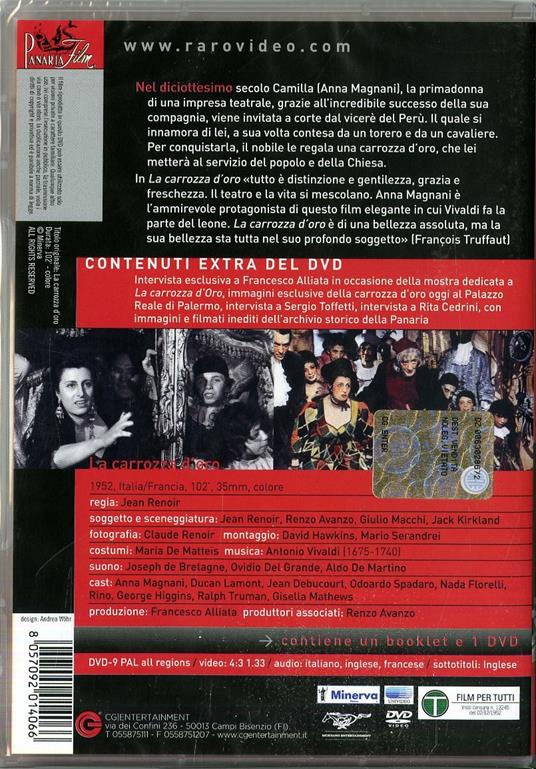 La carrozza d'oro (DVD) di Jean Renoir - DVD - 2