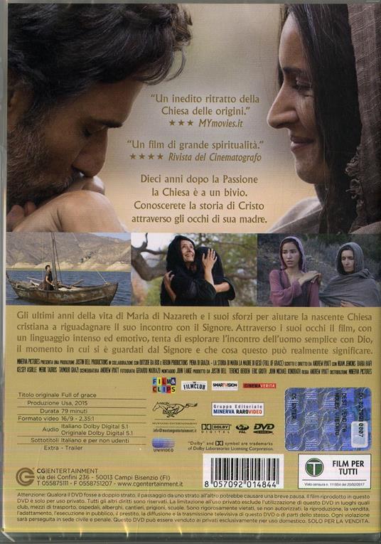 Piena di grazia. La storia di Maria, la madre di Gesù (DVD) di Andrew Hyatt - DVD - 2