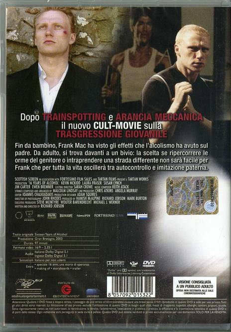 16 Years of Alcohol di Richard Jobson - DVD - 2