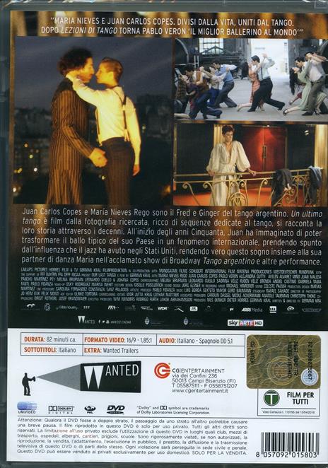 Un ultimo tango (DVD) di German Kral - DVD - 2