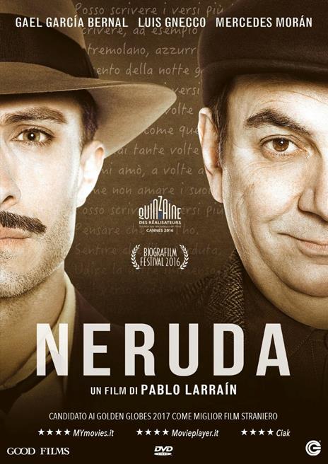 Neruda (DVD) di Pablo Larraín - DVD