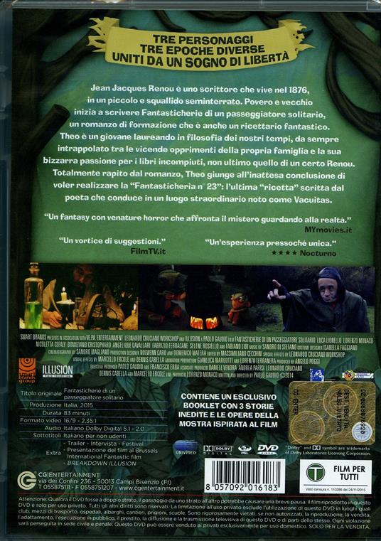Fantasticherie di un passeggiatore solitario (DVD) di Paolo Gaudio - DVD - 2