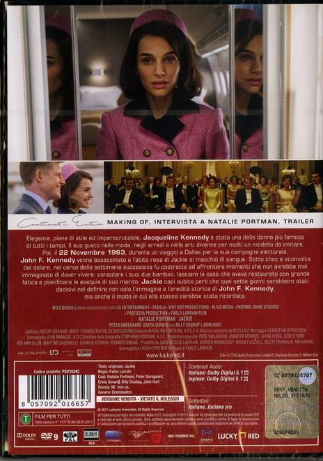 Jackie (DVD) di Pablo Larraín - DVD - 6