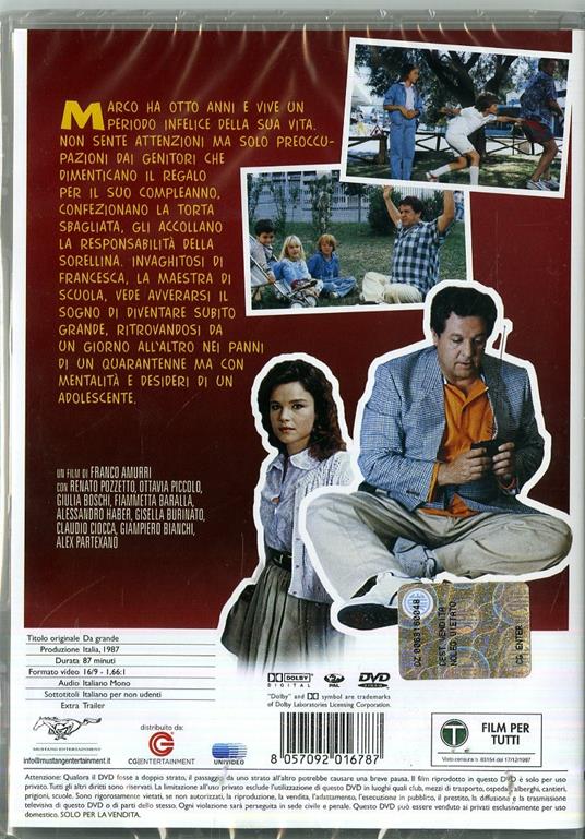 Da grande (DVD) di Franco Amurri - DVD - 2