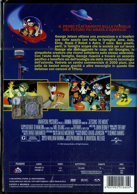I pronipoti. The Jetsons (DVD) di Joseph Barbera,Hanna William - DVD - 2