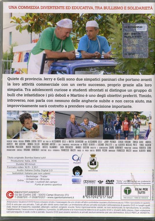 Bomba libera tutti (DVD) di Alessandro Gelli,Mattia Catarcioni - DVD - 2
