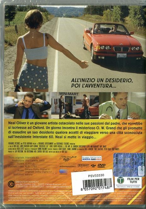 Interstate 60 (DVD) di Bob Gale - DVD - 2