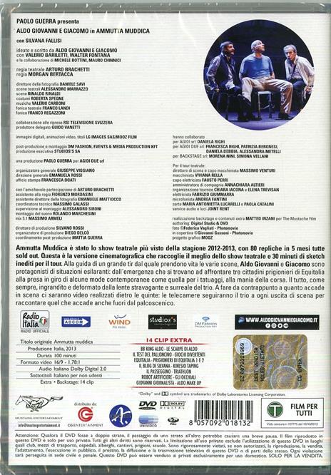 Ammutta Muddica (DVD) di Aldo Baglio,Giacomo Poretti,Giovanni Storti,Arturo Brachetti - DVD - 2