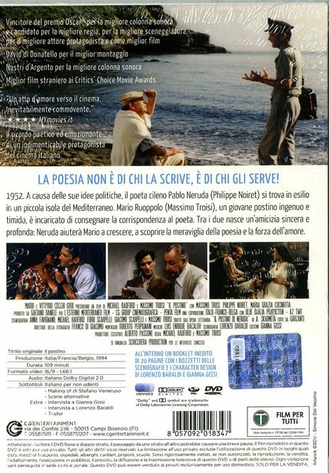 Il postino (DVD) di Massimo Troisi,Michael Radford - DVD - 7