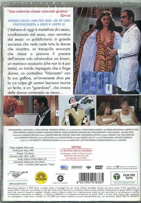 Vedo nudo (DVD) di Dino Risi - DVD - 4