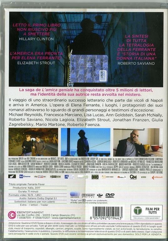 Ferrante fever (DVD) di Giacomo Durzi - DVD - 6