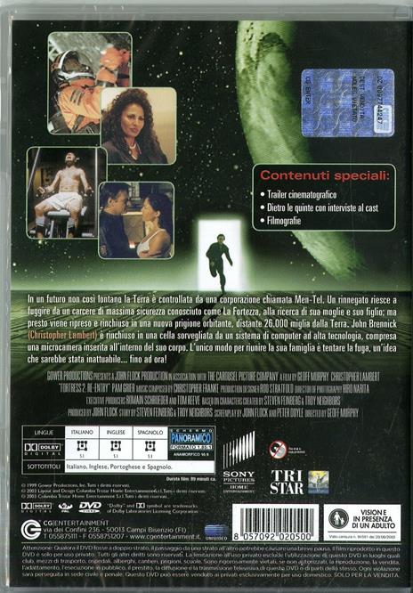 La fortezza. Segregati nello spazio (DVD) di Geoff Murphy - DVD - 7