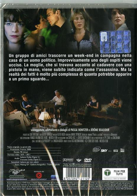 Alibi e sospetti (DVD) di Pascal Bonitzer - DVD - 7