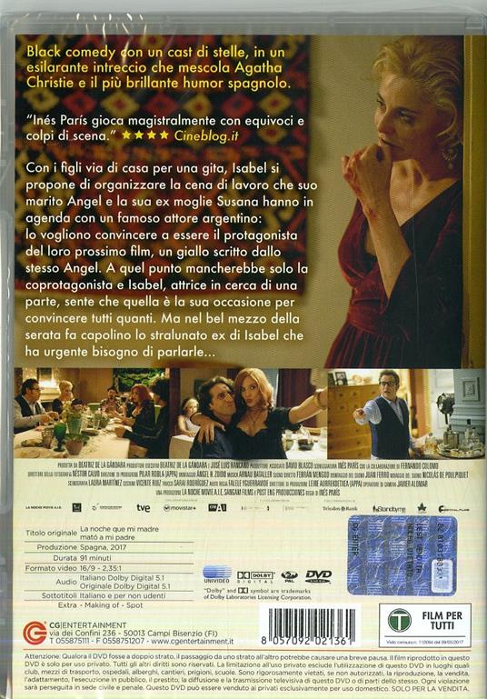 La notte che mia madre ammazzò mio padre (DVD) di Inés París - DVD - 5