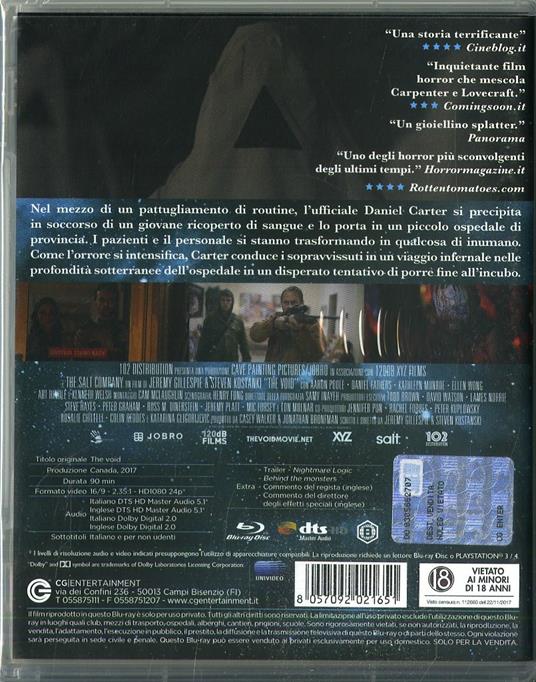 The Void. Il vuoto (Blu-ray) di Jeremy Gillespie,Steven Kostanski - Blu-ray - 2
