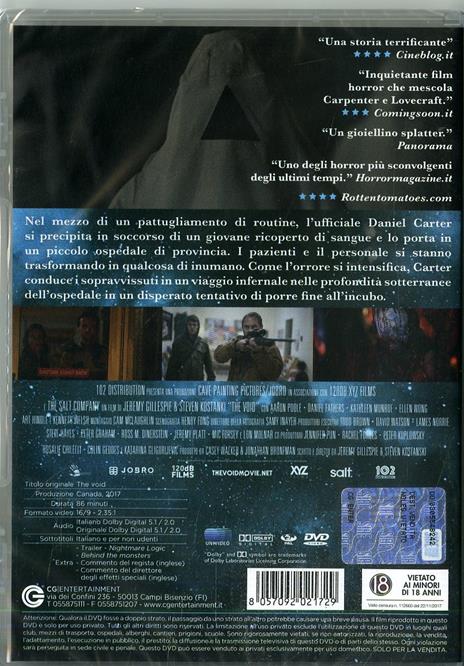 The Void. Il vuoto (DVD) di Jeremy Gillespie,Steven Kostanski - DVD - 2