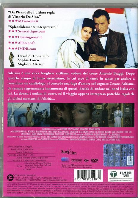 Il viaggio - 1974 (DVD) di Vittorio De Sica - DVD - 2