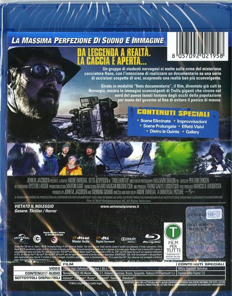 Troll Hunter (Blu-ray) di André Ovredal - Blu-ray - 2