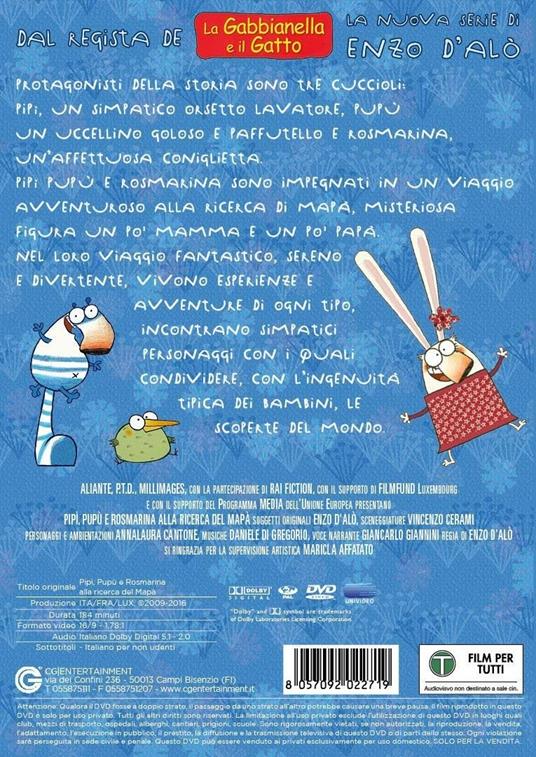Pipì, Pupù e Rosmarina vol.1 (2 DVD) di Enzo d'Alò - DVD - 2