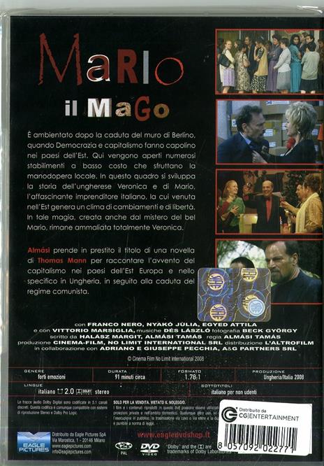 Mario il mago (DVD) di Tamas Almasi - DVD - 2