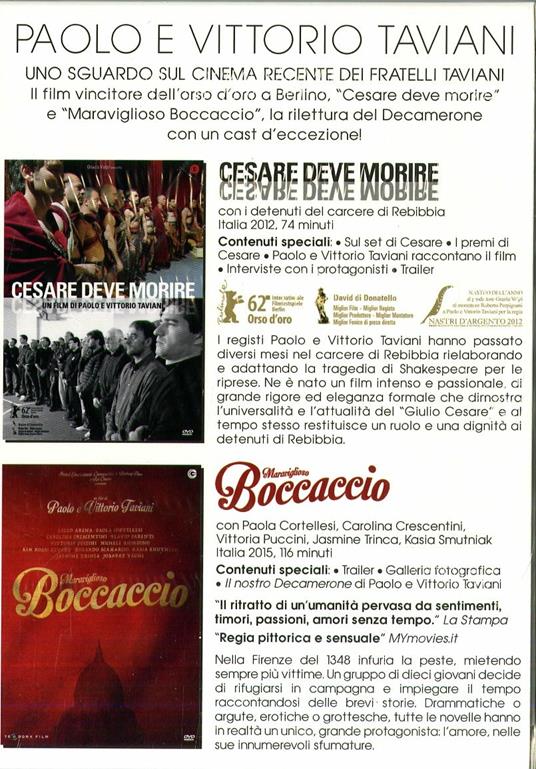 Collezione Paolo e Vittorio Taviani Vol. 1 (2 DVD) di Paolo Taviani,Vittorio Taviani - 2