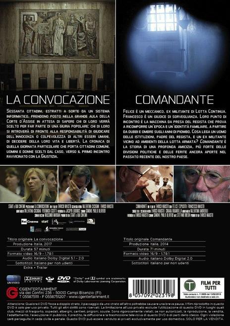 La convocazione - Comandante (DVD) di Enrico Maisto - DVD - 2