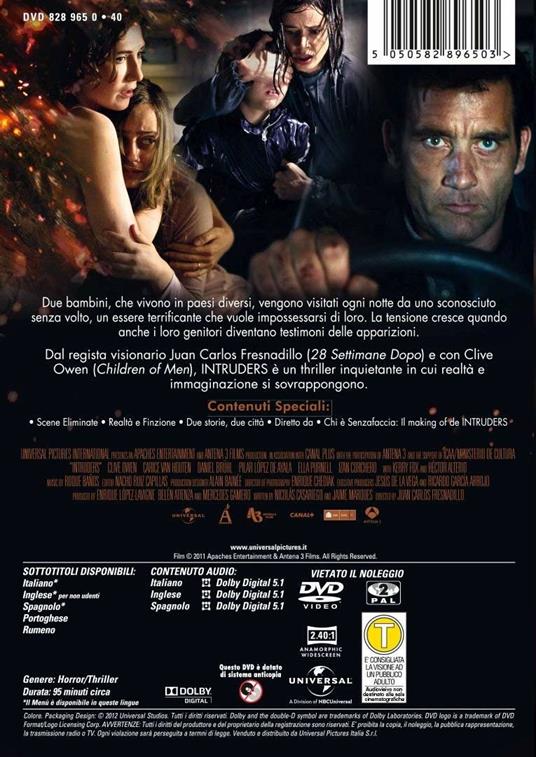 Intruders (DVD) di Juan Carlos Fresnadillo - DVD - 2