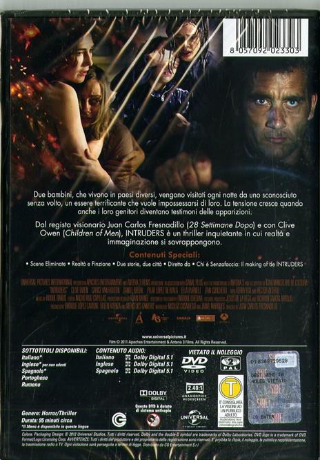 Intruders (DVD) di Juan Carlos Fresnadillo - DVD - 3