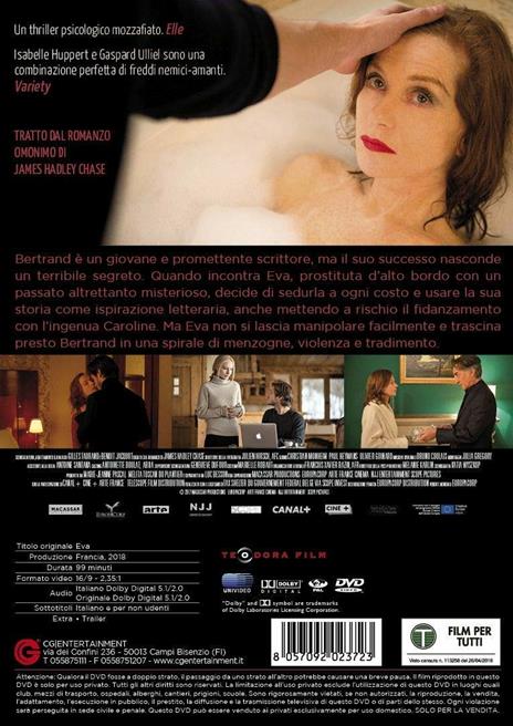 Eva (DVD) di Benoît Jacquot - DVD - 2