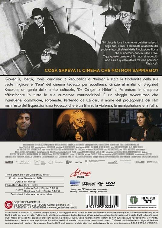 Da Caligari a Hitler (DVD) di Rudiger Suchsland - DVD - 2