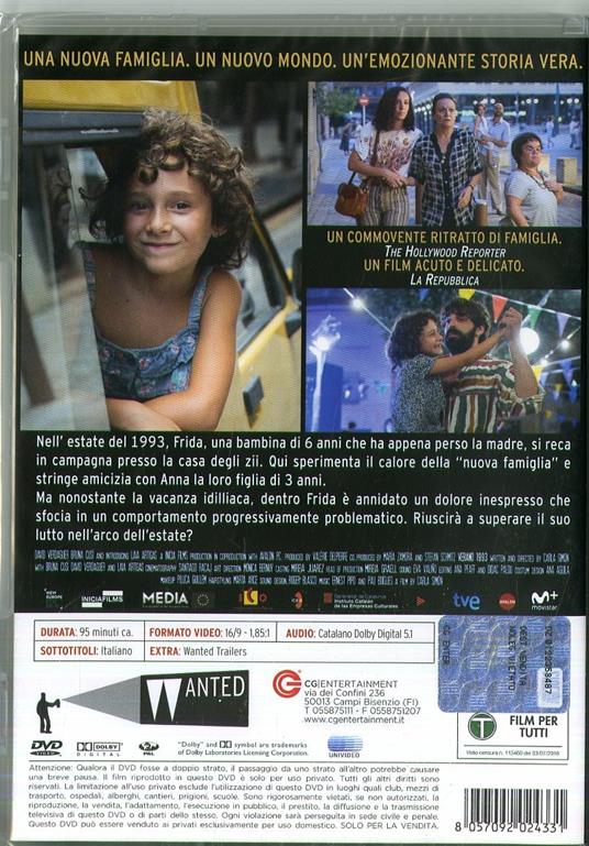 Estate 1993 (DVD) di Carla Simòn - DVD - 2