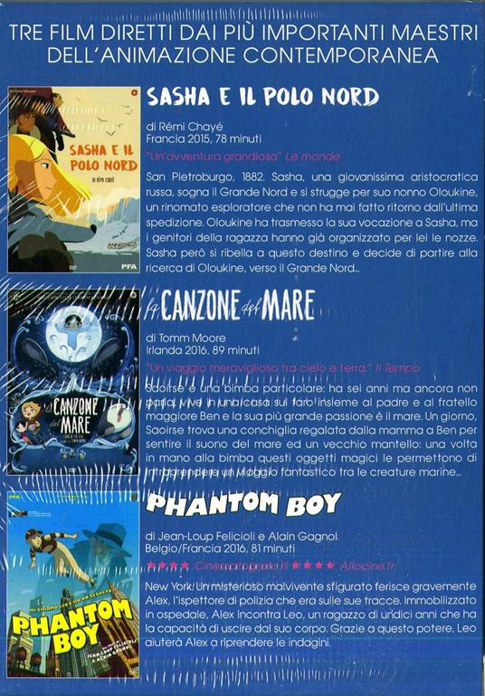 Cofanetto Sogni animati (3 DVD) di Tomm Moore,Rémi Chayé,Jean-Loup Felicioli,Alain Gagnol - 2