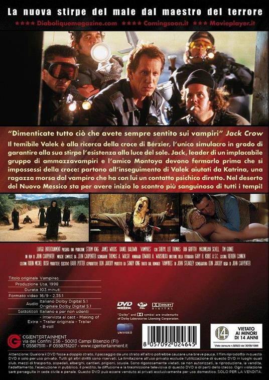 Vampires (DVD) di John Carpenter - DVD - 2