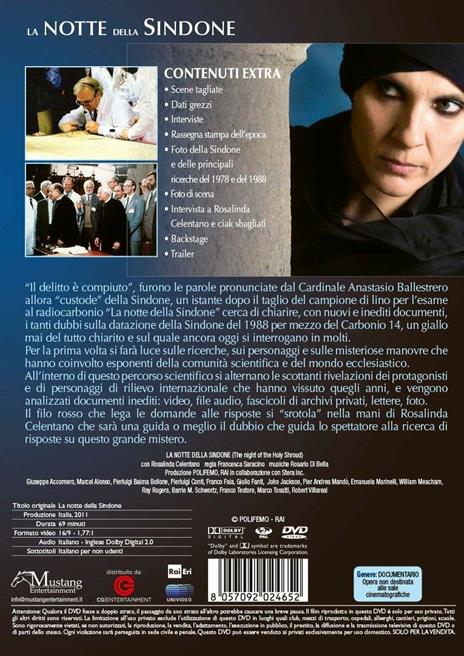 La notte della sindone (DVD) di Francesca Saracino - DVD - 2
