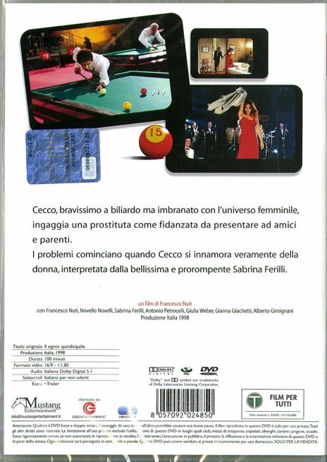 Il signor 15 palle (DVD) di Francesco Nuti - DVD - 2