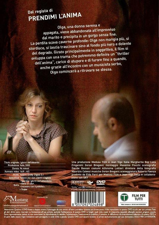 I giorni dell'abbandono (DVD) di Roberto Faenza - DVD - 2