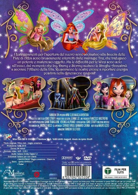 Winx. Magica avventura (DVD) di Iginio Straffi - DVD - 2