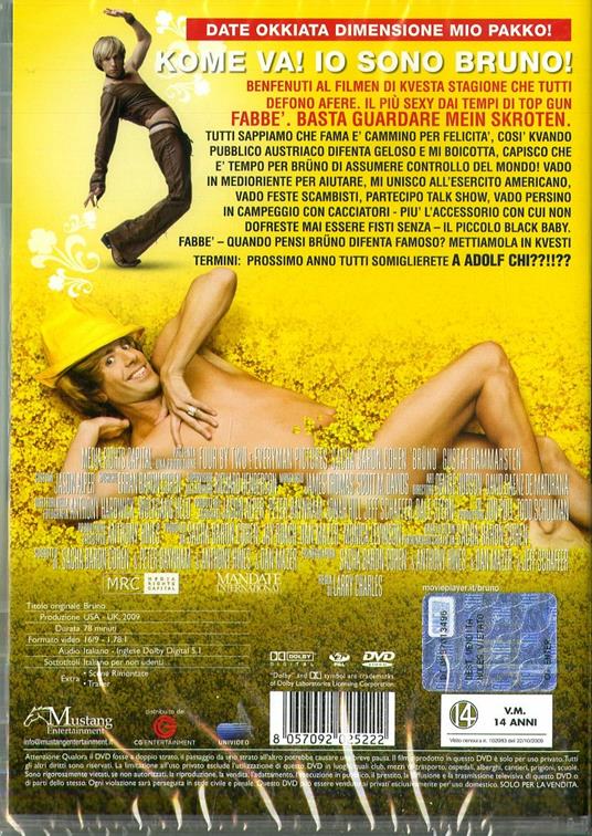 Bruno (DVD) di Larry Charles - DVD - 2