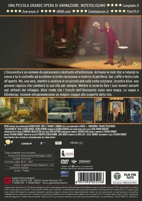 L' illusionista (DVD) di Sylvain Chomet - DVD - 2
