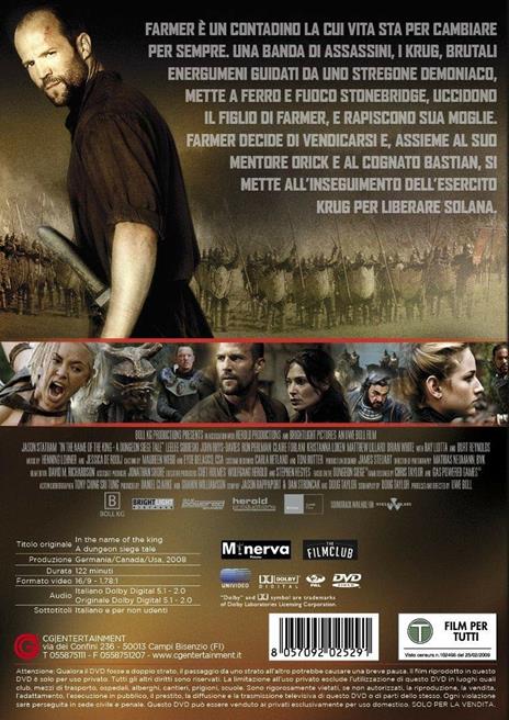In the Name of the King (DVD) di Uwe Boll - DVD - 2